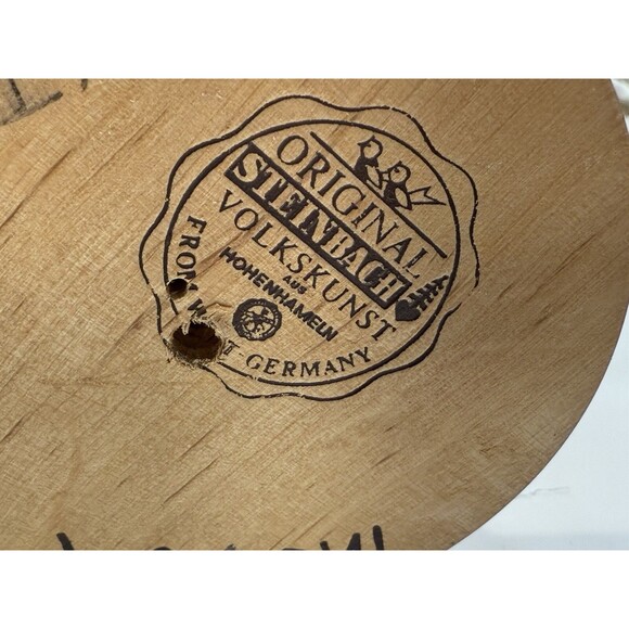 Vintage German Steinbach Chubby Scottish Bagpiper Nutcracker Christmas 15" - Picture 10 of 12